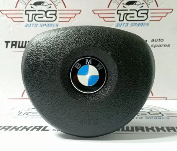 BMW E81 E82 E90 E84 E87 E92 E93 M-TECH Driver SPORT STEERING WHEEL SRS AIRBAG Black 32306884672 - Image 2