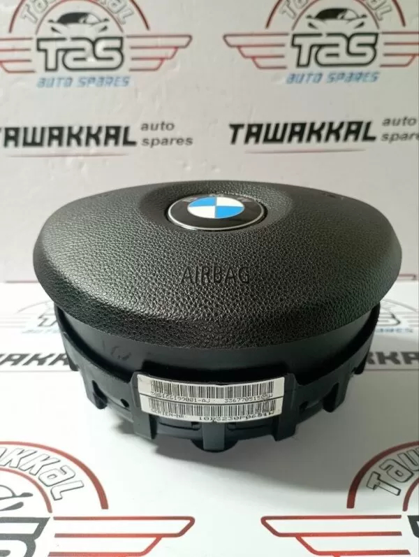 BMW E81 E82 E90 E84 E87 E92 E93 M-TECH Driver SPORT STEERING WHEEL SRS AIRBAG Black 32306884672 - Image 3