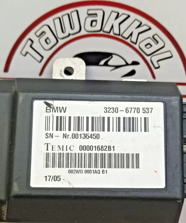 2006 BMW 7 SERIES E32 E65 E66 STEERING COLUMN CONTROL UNIT 6770537ORIGINAL LAND ROVER PART. THE ITEM IS IN GOOD WORKING CONDITION. PLEASE MAKE SURE TO MATCH THE PART NUMBER THE PART IS CHECKED AND IT IS WITHOUT ANY ERRORS OR FAULTS. THE PART IS USED BUT IT IS IN GOOD CONDITION AND IS EVEN LOOKING GOOD. THE BUYER NEEDS TO MATCH THE PART NUMBER BEFORE PURCHASING THE PART. SOME PARTS ALSO CONTAIN REPLACEMENT PART NUMBERS SO IF THE PART NUMBER DOES NOT MATCH YOU CAN FEEL FREE TO CONTACT US WE ARE ALWAYS HERE TO HELP OUR CUSTOMERS. CUSTOMER SATISFACTION IS OUR FIRST PRIORITY.    •	RETURN POLICY :- RETURN ACCEPTED ONLY IF THE ITEM NOT WORKING ANY OTHER REASON BUYER WANTS TO RETURN ACCEPTED BUT THE BUYER NEEDS TO PAY THE SHIPPING FEE FOR BOTH SIDES. •	NOTE :- IF CUSTOM APPLICABLE BUYER NEEDS TO PAY THE CHARGES. SO BEFORE BUYING KINDLY CHECK THE IMPORT FEE AS PER THE BUYER COUNTRY. •	“PHOTOS ARE OF THE EXACT ITEM YOU WILL RECEIVE.”  IF YOU HAVE ANY QUESTIONS, PLEASE FEEL FREE TO ASK BUT PLEASE BEFORE YOU BUY. - Image 3