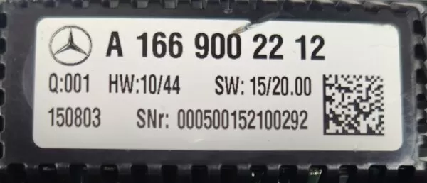   MERCEDES BENZ GL CLASS 166 AC PANEL CLIMATE CONTROL UNIT A1669002212 12-19 - Image 4