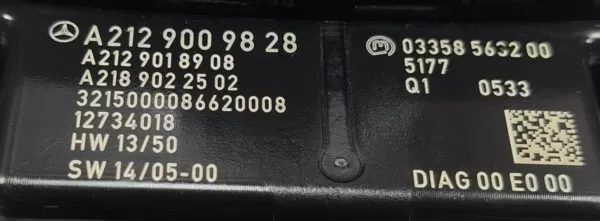 MERCEDES-E CLASS W212 MOUSE AUDIO MULTIMEDIA CONTROL SWITCH A2129009828 09-16                           - Image 8