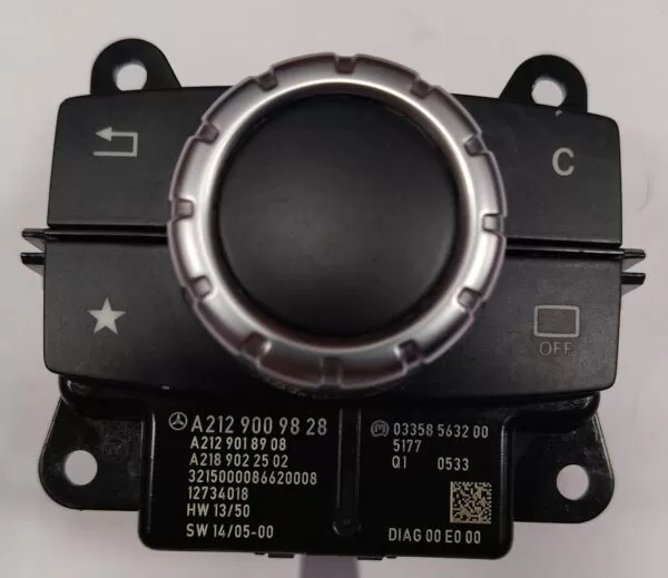 MERCEDES-E CLASS W212 MOUSE AUDIO MULTIMEDIA CONTROL SWITCH A2129009828 09-16                           - Image 5
