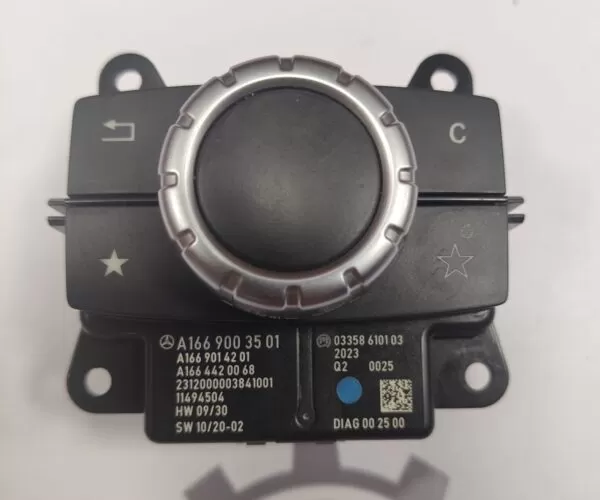 MERCEDES-BENZ  GL A166 MOUSE AUDIO MULTIMEDIA CONTROL SWITCH A1669003501 12-18                           - Image 8