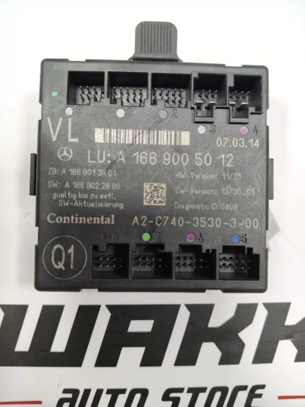  MERCEDES-BENZ GLA 250 FRONT LEFT SIDE DOOR CONTROL MODULE  A1669005012 14-19
