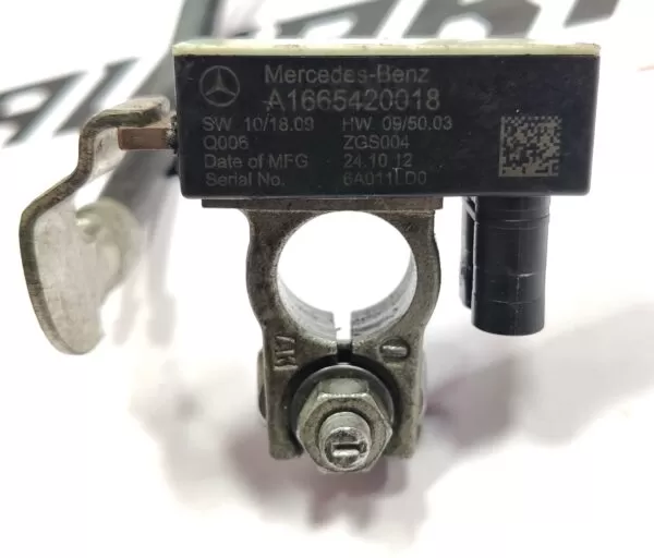 MERCEDES CLA GLA A B 246 BATTERY TERMINAL CABLE NEGATIVE WIRING A1665420018 - Image 4