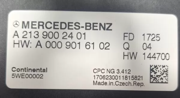 MERCEDES A220 117 GLB 247 DRIVETRAIN TRANSMISSION MODULE A2139002401 19-24 - Image 4