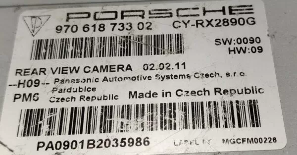  PORSCHE PANAMERA BACKUP CAMERA CONTROL MODULE 97061873302 2013 - Image 4