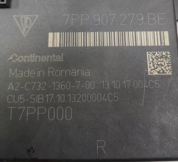 PORSCHE CAYENNE REAR BODY CONTROL MODULE BCM 7PP907279BE - Image 5