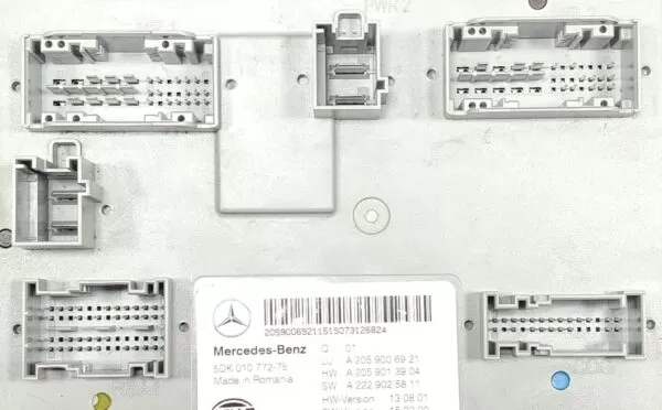      MERCEDES-BENZ C-CLASS FUSEBOX SAM BODY CONTROL MODULE A2059006921 2007-2014 - Image 3