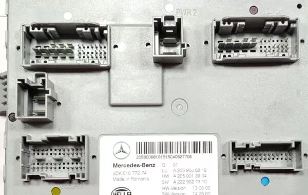  MERCEDES-BENZ C-CLASS FUSEBOX SAM BODY CONTROL MODULE A2059006818 2007-2014 - Image 4