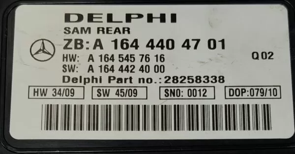       MERCEDES-BENZ GL350 X164 FUSEBOX BCM BODY CONTROL MODULE A1644404701 2006-2012 - Image 4